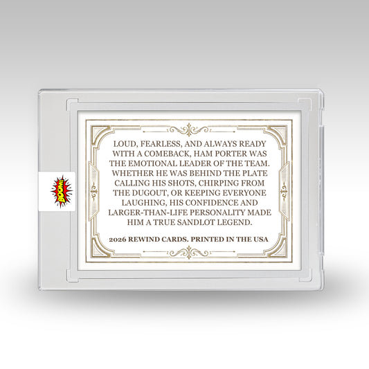 Ham Porter - Patch Card
