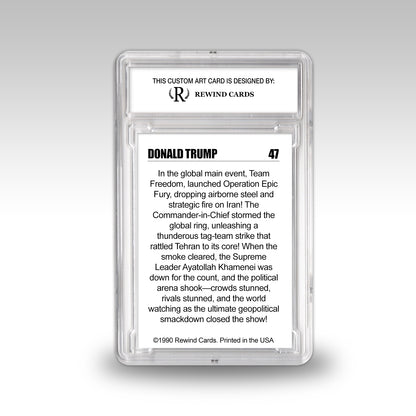 Donald Trump - Operation Epic Fury
