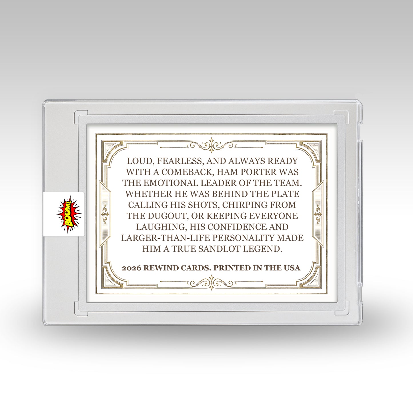 Ham Porter - Patch Card