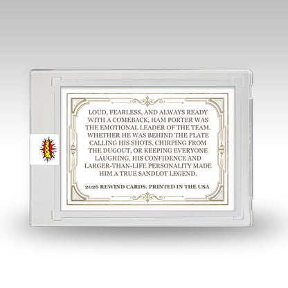 Ham Porter - Patch Card