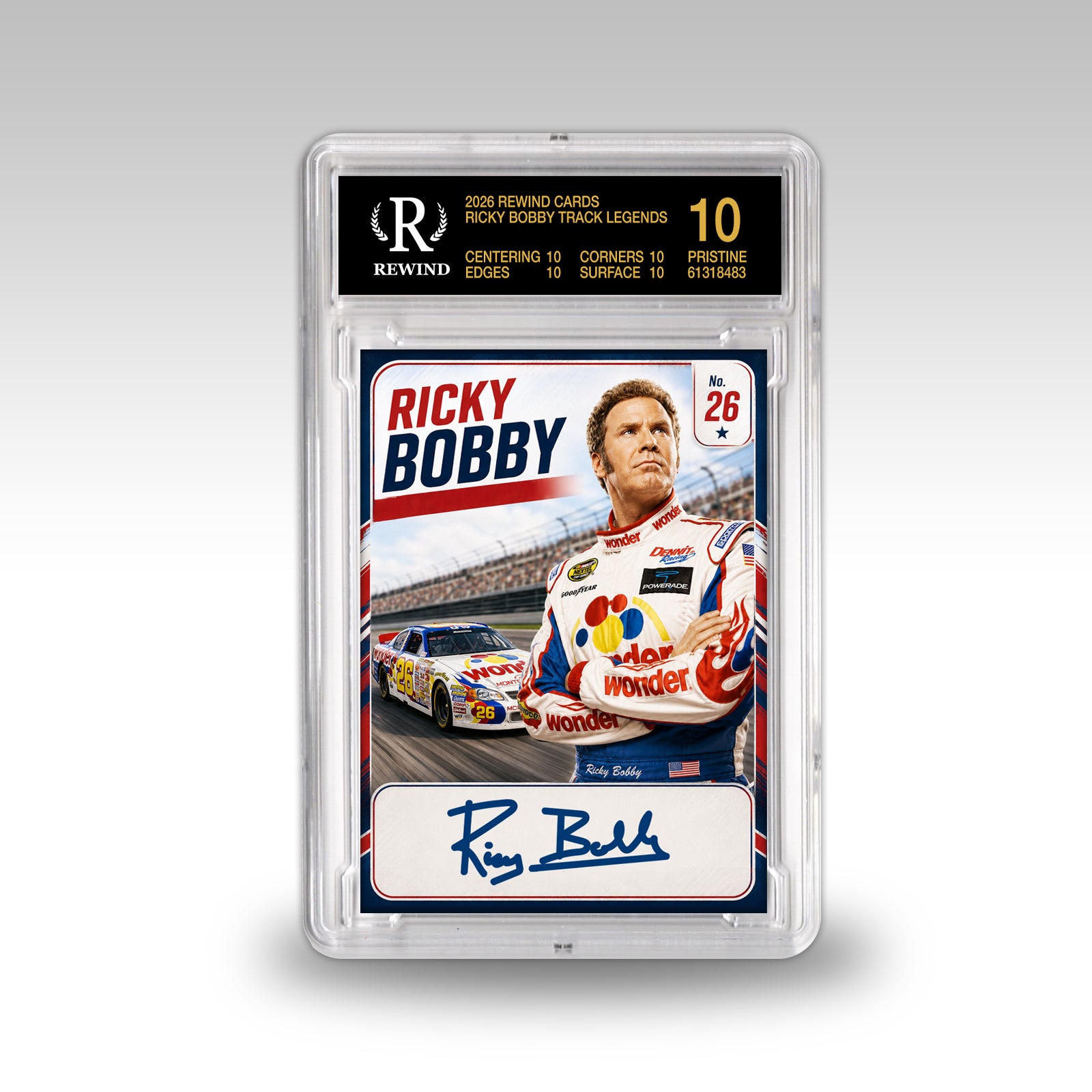 Ricky Bobby - Track Legend – Rewind Cards